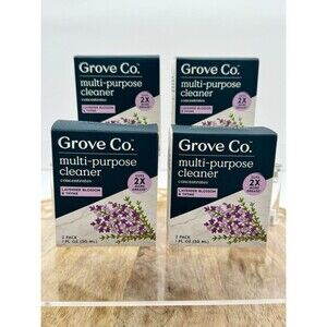 NIB Grove Co. Multi Purpose Cleaner Concentrate Lavender And Thyme 8 1oz Bottles